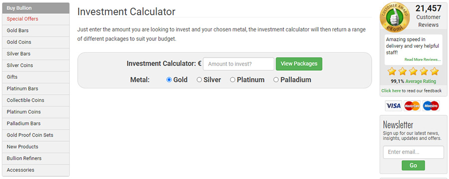 Bullion By Post Review