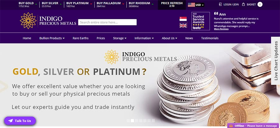 Indigo Precious Metals Review