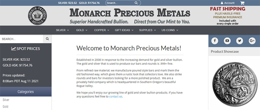 Monarch Precious Metals Review