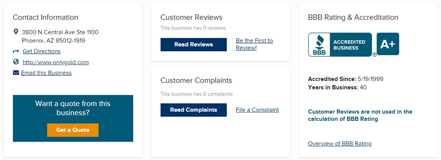 Only Gold Review Only Gold Review