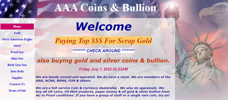 AAA Coins And Bullion Review