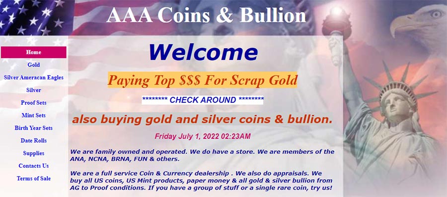 AAA Coins And Bullion Review AAA Coins And Bullion Review