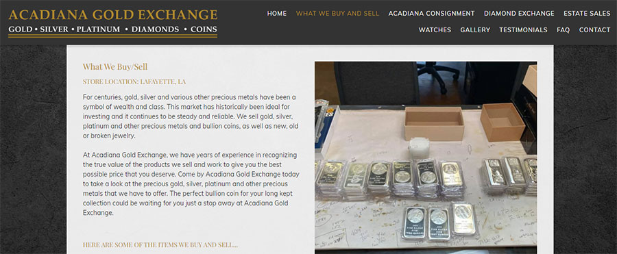 Acadiana Gold Exchange Review