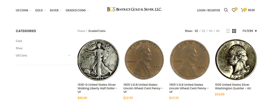 Beatrice Gold & Silver Beatrice Gold & Silver