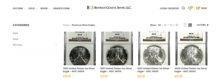 Beatrice Gold & Silver Beatrice Gold & Silver