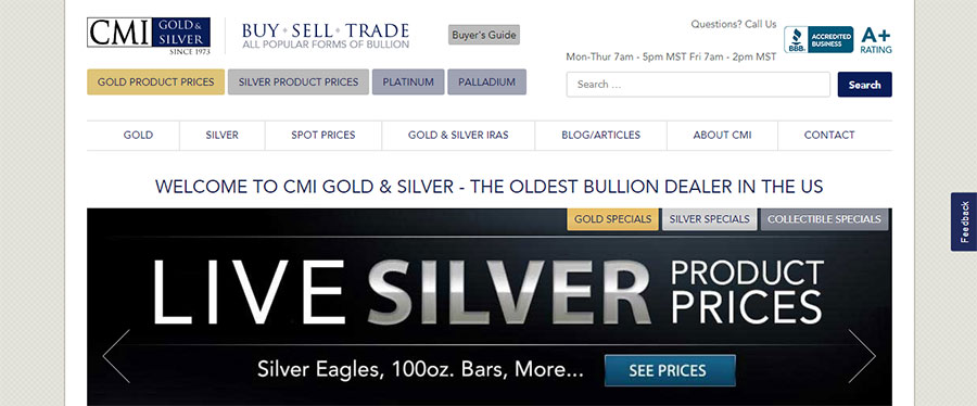 CMI Gold & Silver Review CMI Gold & Silver Review