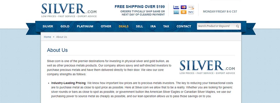 Silver.com Review Silver.com Review
