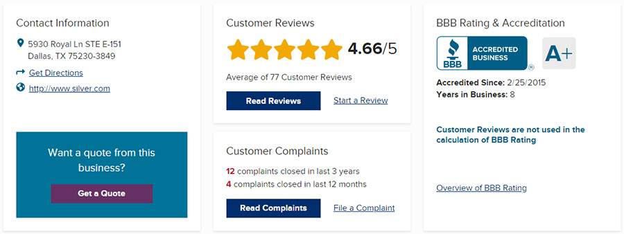 Silver.com Review Silver.com Review
