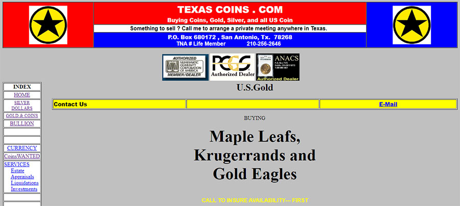 TexasCoins.com Review TexasCoins.com Review