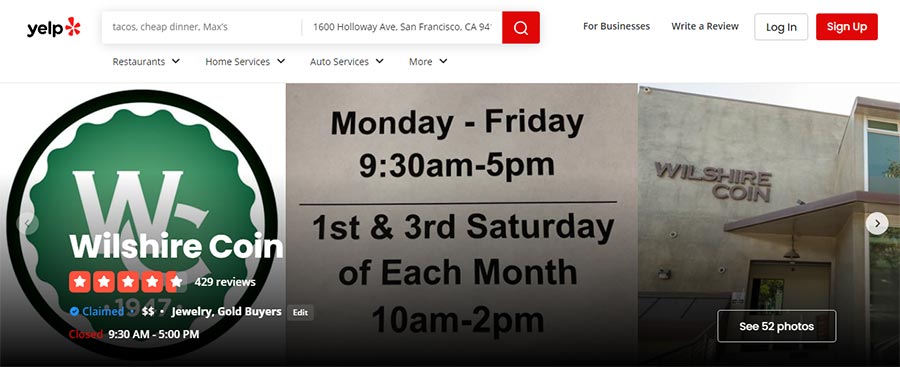 Wilshire Coin Exchange Review Wilshire Coin Exchange Review
