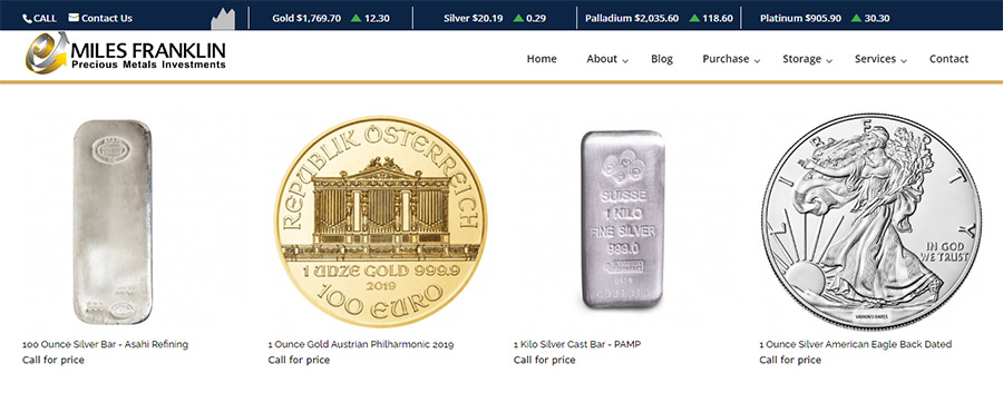 Miles Franklin Precious Metals Review
