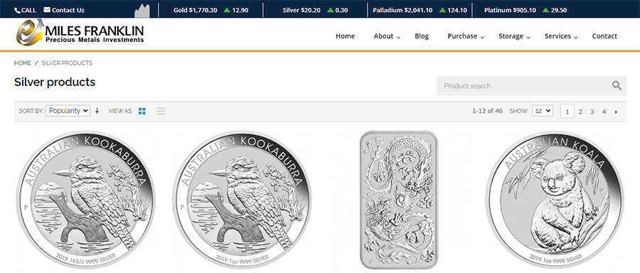 Miles Franklin Precious Metals Review