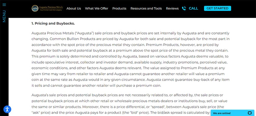 Regal Assets vs Augusta Precious Metals