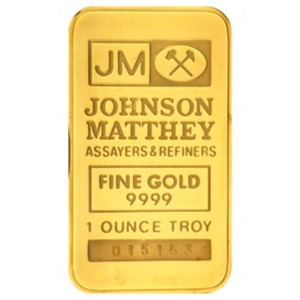 Johnson Matthey Gold Bars