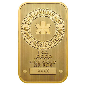 Royal Canadian Mint Gold Bars